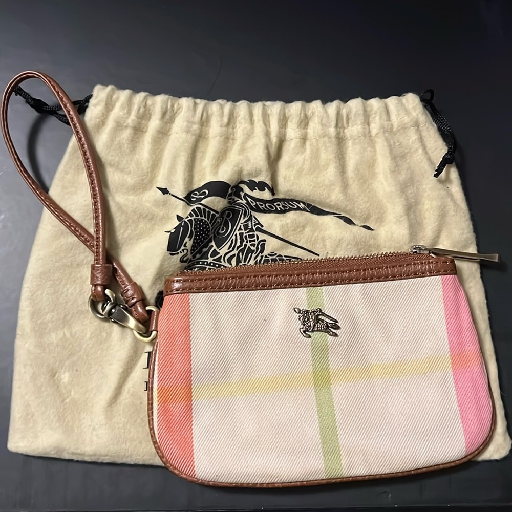 Burberry Spring Check wristlet